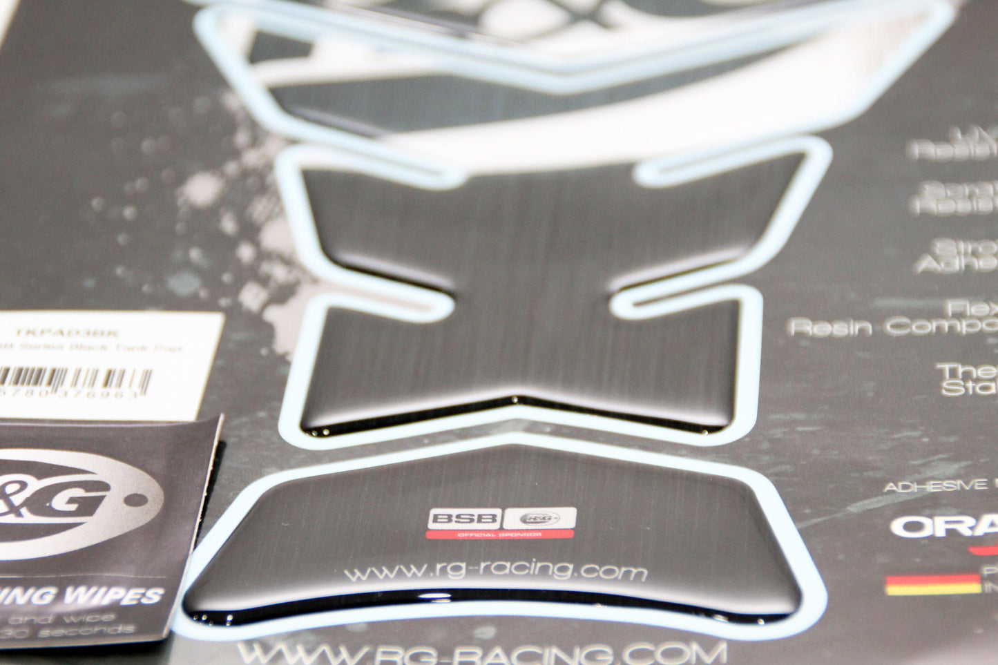 R&G "BSB Series" Tank Pad (Black) - Durian Bikers