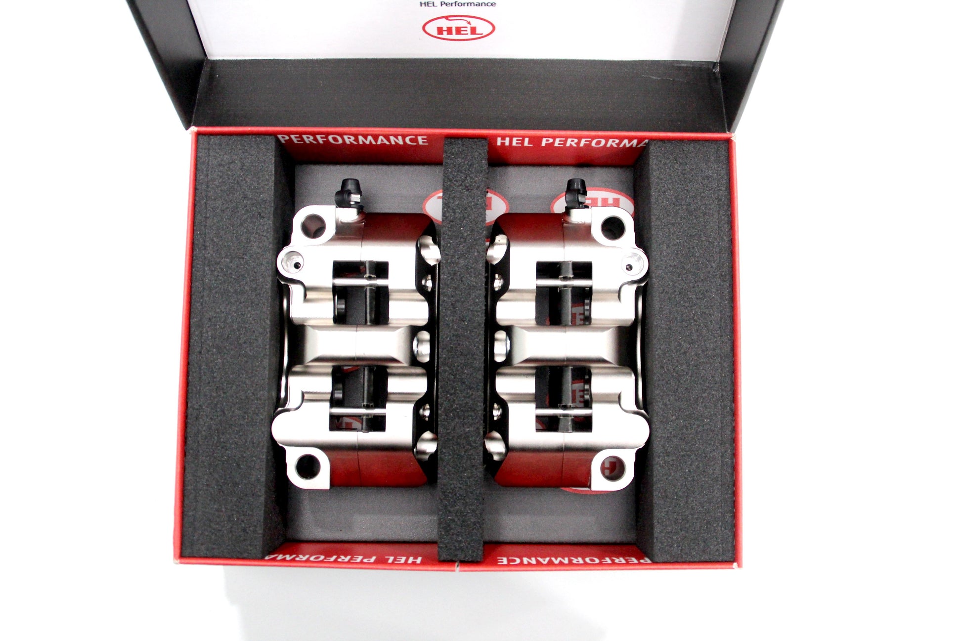 HEL Performance 4 Piston Radial Brake Calipers Kit (108mm Nickel) - Durian Bikers