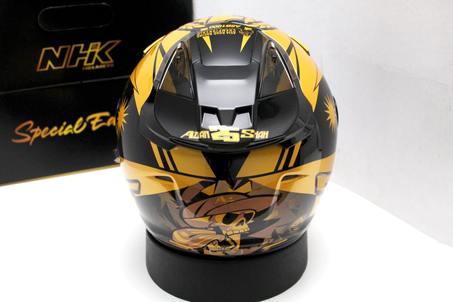 NHK R1 v2.0 Azlan Shah (Gold/Gold Glossy) - Durian Bikers