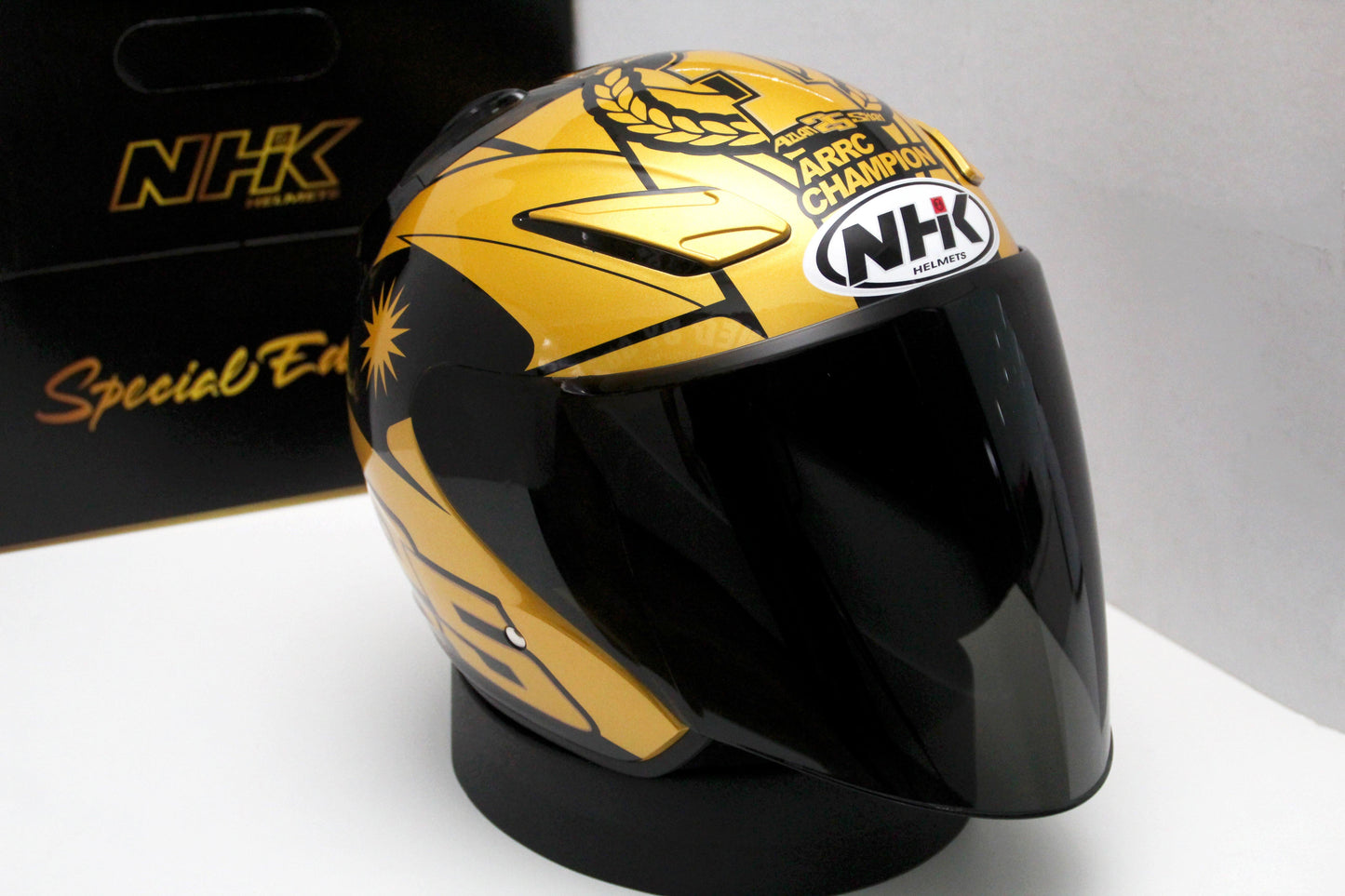 NHK R1 v2.0 Azlan Shah (Gold/Gold Glossy) - Durian Bikers