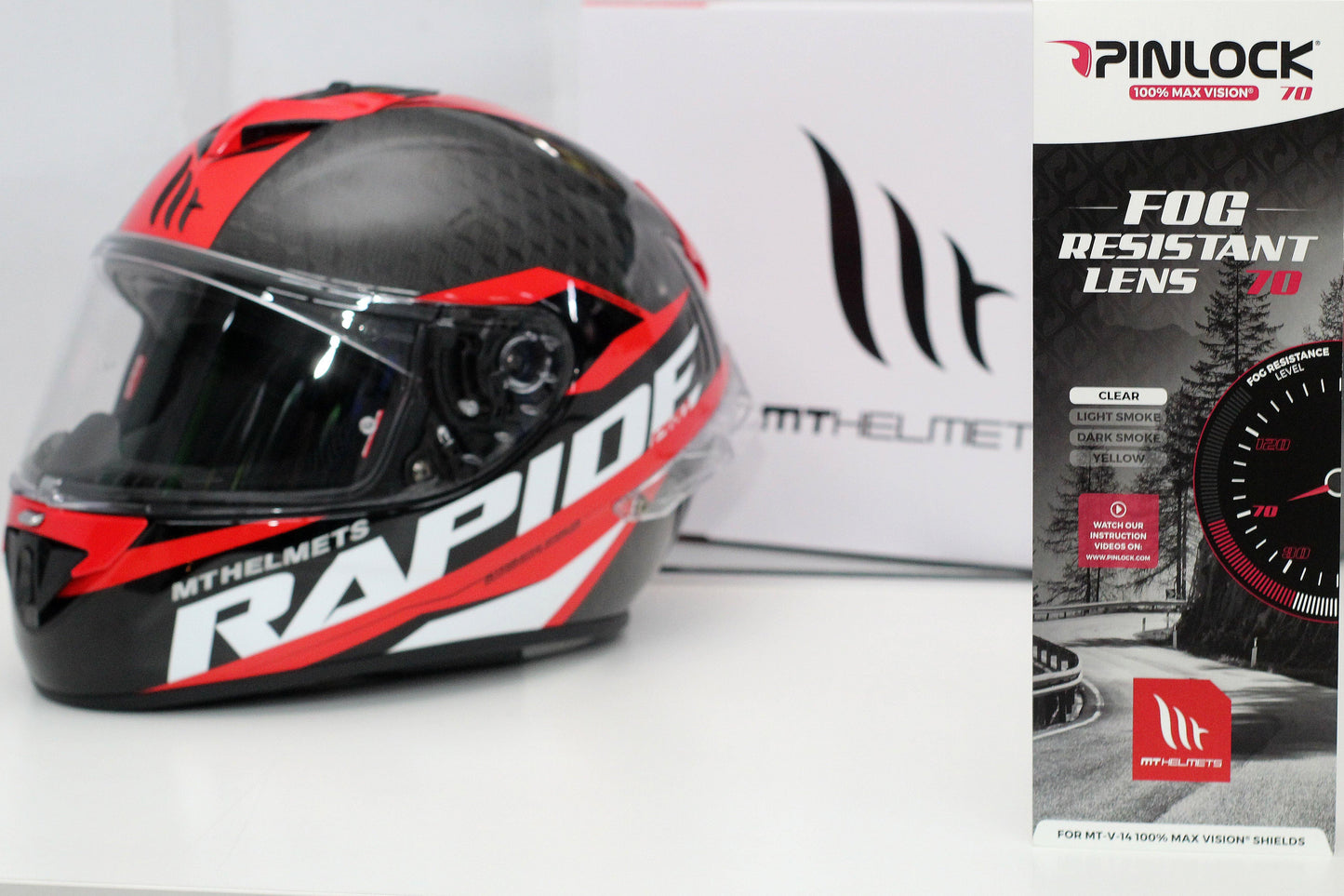MT Pinlock for Rapide Pro (Clear) - Durian Bikers