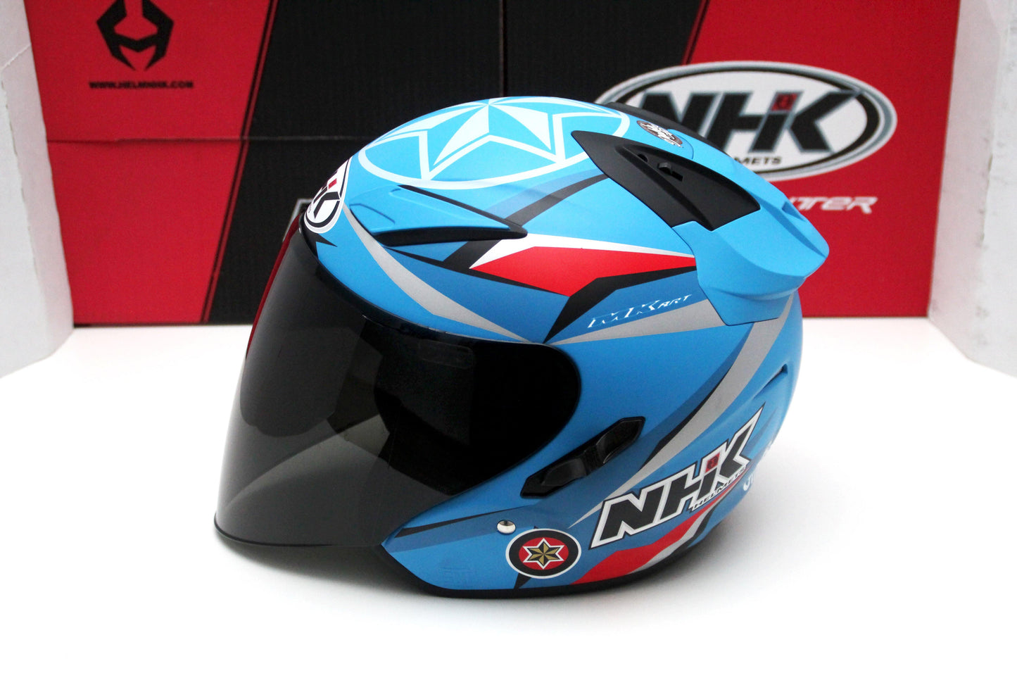 NHK R1 v2.0 Estrella Galicia (Blue Estrella Doft) - Durian Bikers