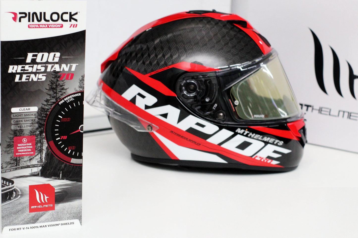 MT Pinlock for Rapide Pro (Clear) - Durian Bikers