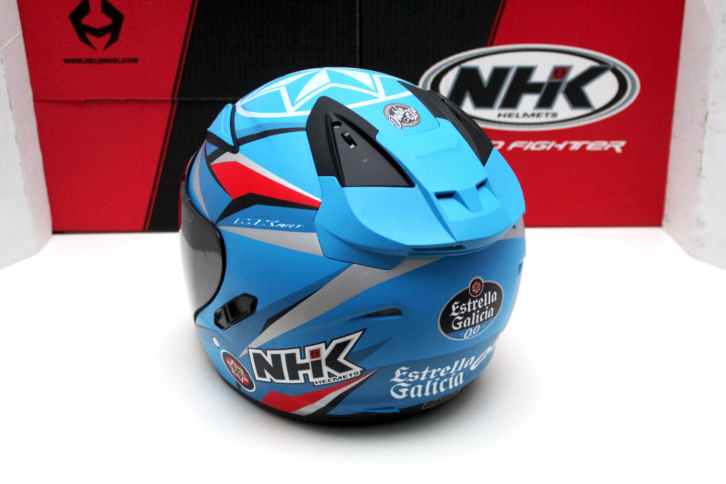 NHK R1 v2.0 Estrella Galicia (Blue Estrella Doft) - Durian Bikers
