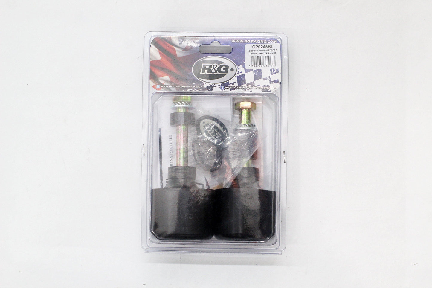 R&G Crash Protectors Aero Style fits for Honda CBR600RR ('09-'12) - Durian Bikers