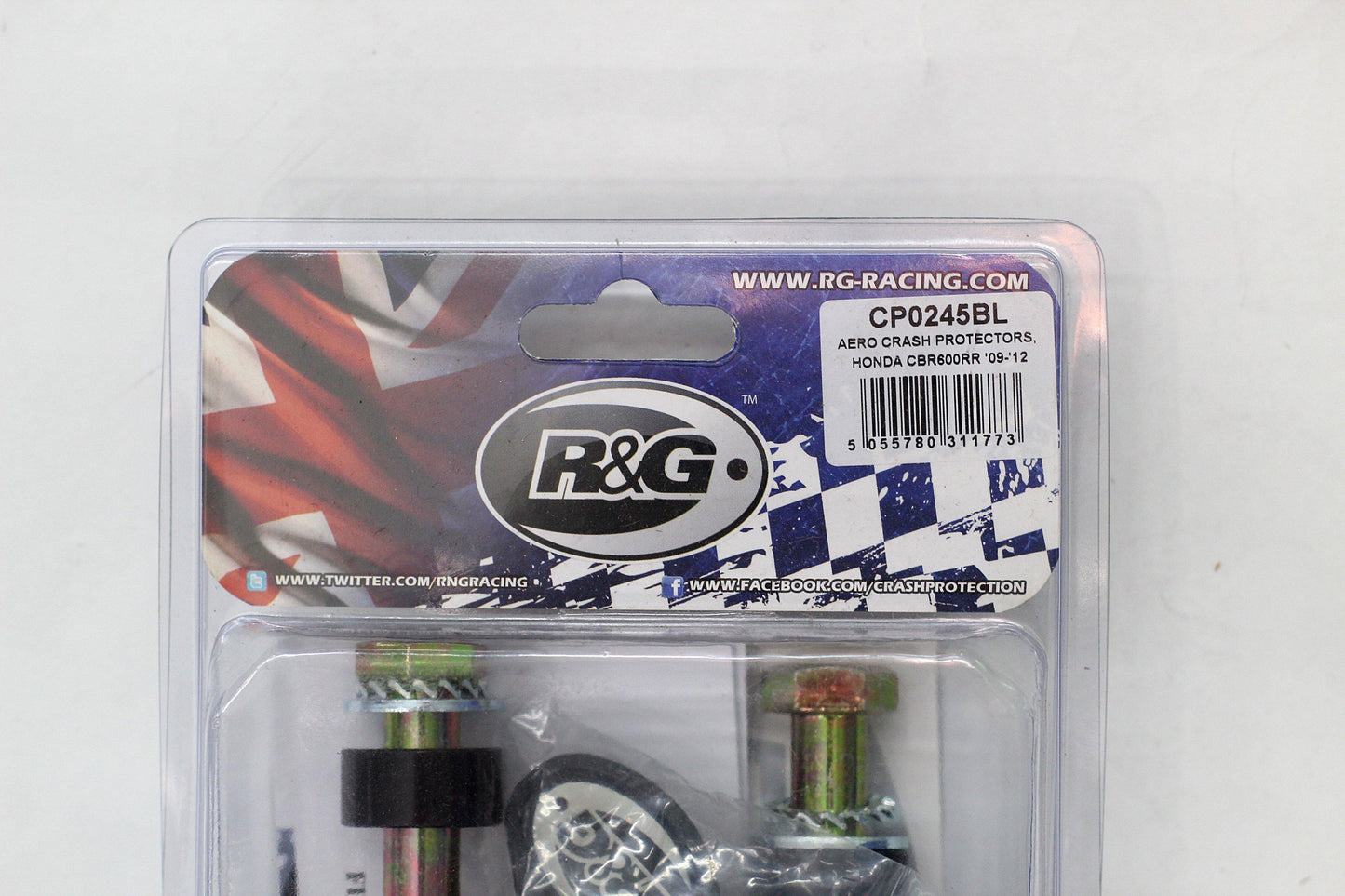R&G Crash Protectors Aero Style fits for Honda CBR600RR ('09-'12) - Durian Bikers