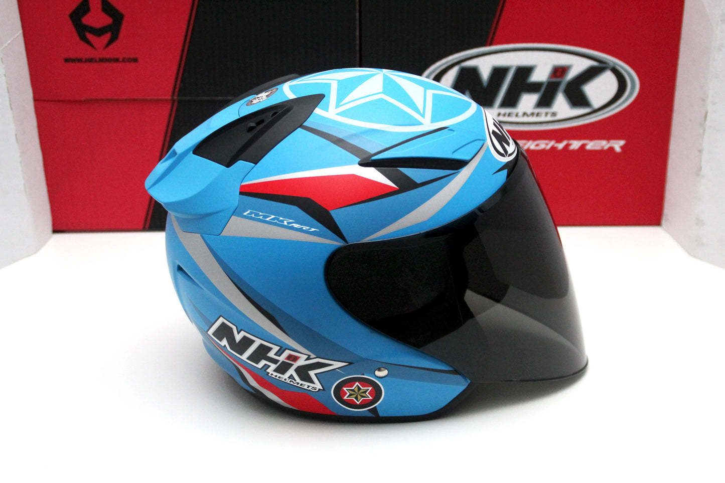 NHK R1 v2.0 Estrella Galicia (Blue Estrella Doft) - Durian Bikers