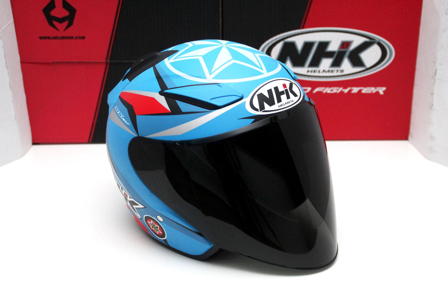 NHK R1 v2.0 Estrella Galicia (Blue Estrella Doft) - Durian Bikers