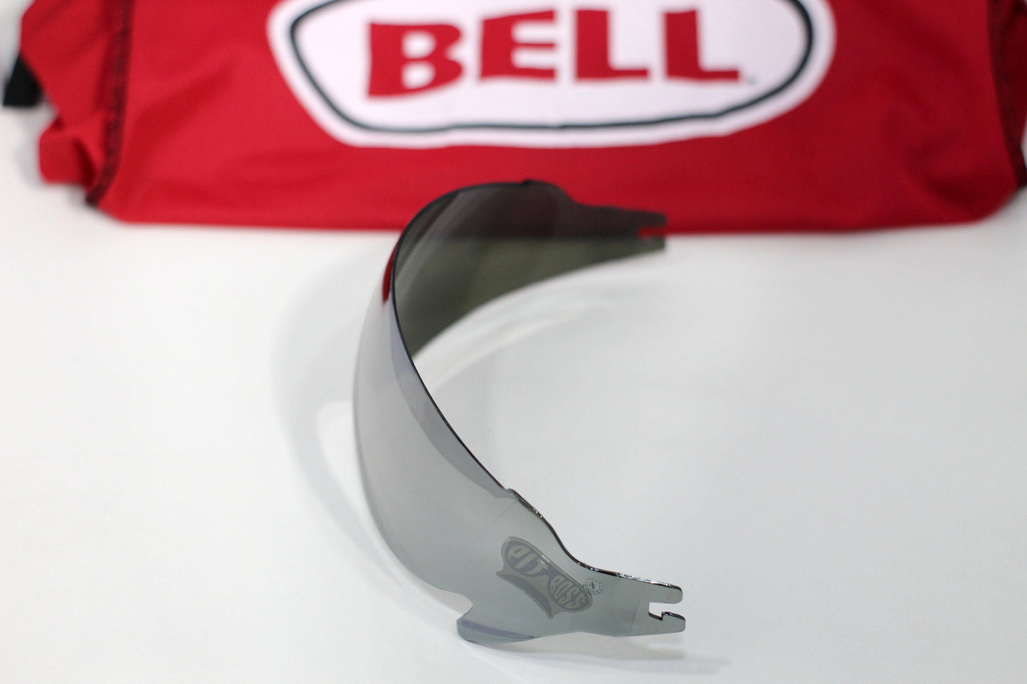 Bell Pit Boss Visor (Inner Shield Iridium Silver) - Durian Bikers