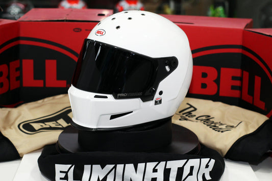 Bell Eliminator (White) - Durian Bikers