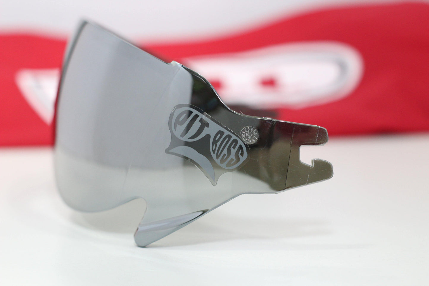 Bell Pit Boss Visor (Inner Shield Iridium Silver) - Durian Bikers