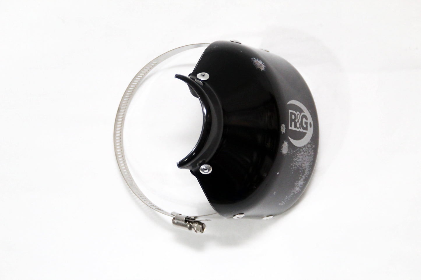 R&G Oval Exhaust Protector (Can Cover) fits for Aprilia / Honda / Kawasaki & Suzuki Models - Durian Bikers