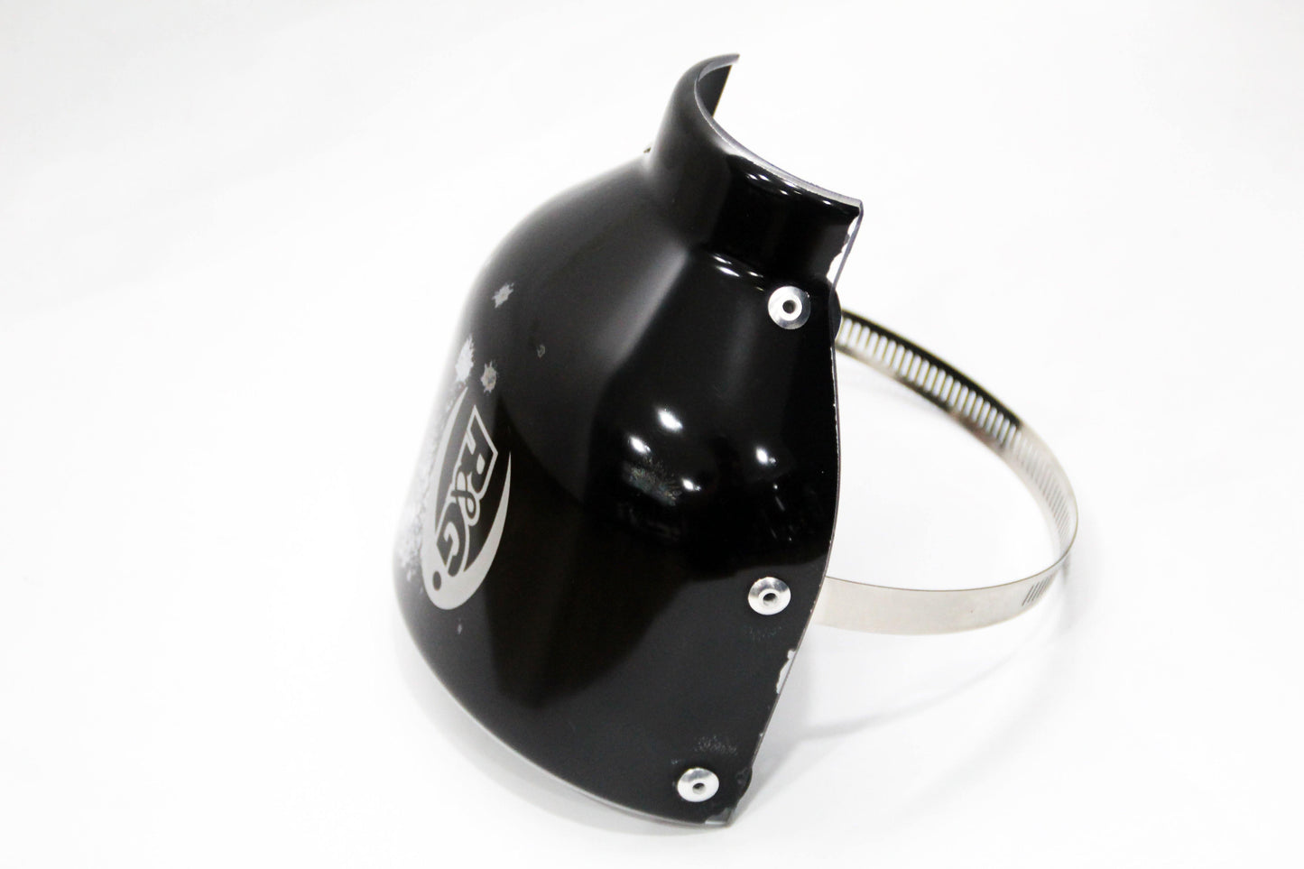 R&G Oval Exhaust Protector (Can Cover) fits for Aprilia / Honda / Kawasaki & Suzuki Models - Durian Bikers