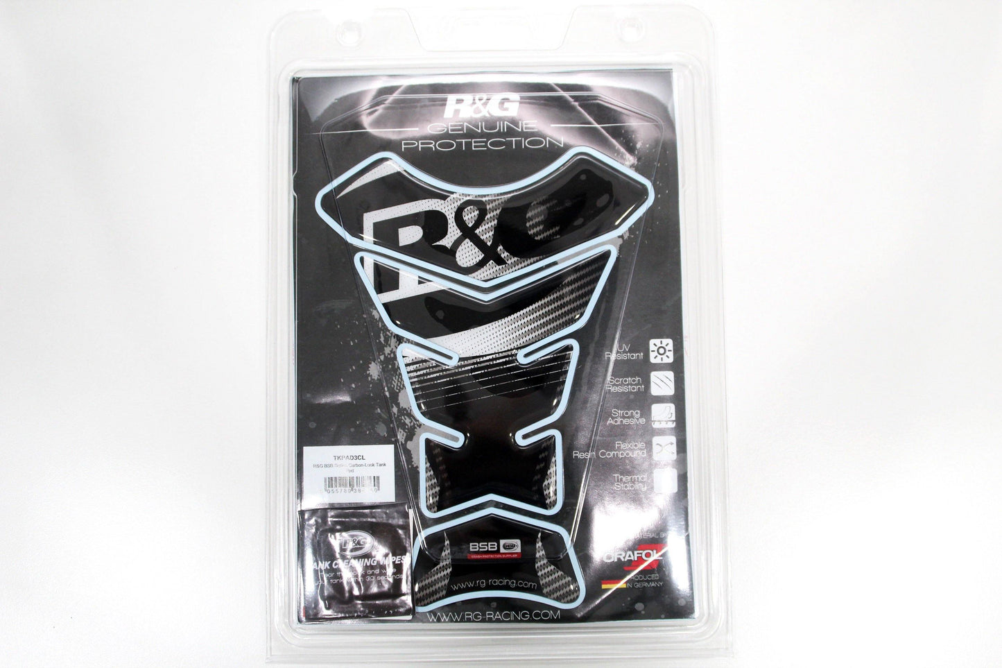 R&G "BSB Series" Tank Pad (Carbon) - Durian Bikers