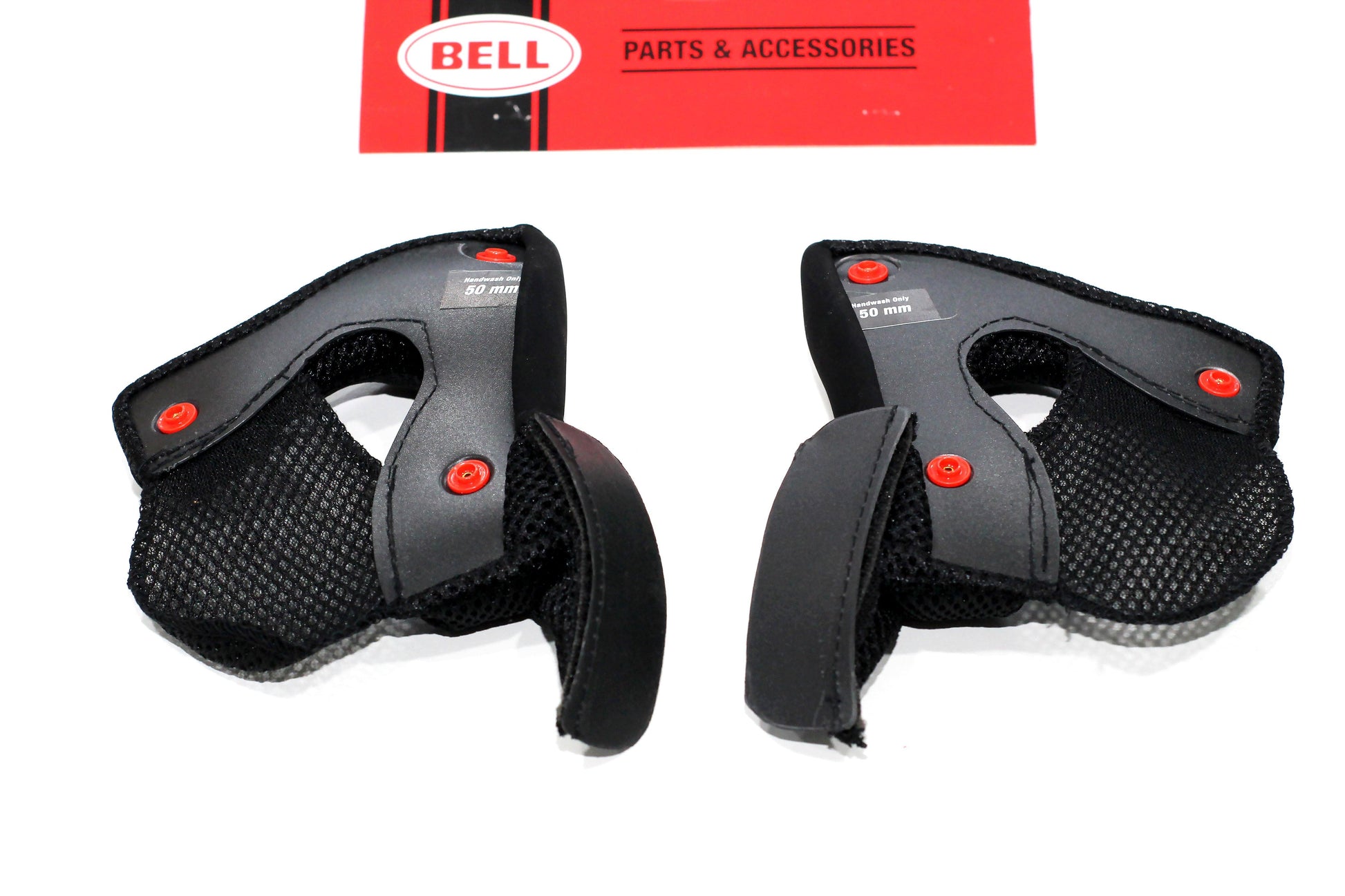 Bell Revolver Evo Cheekpads (Black) (50MM) - Durian Bikers