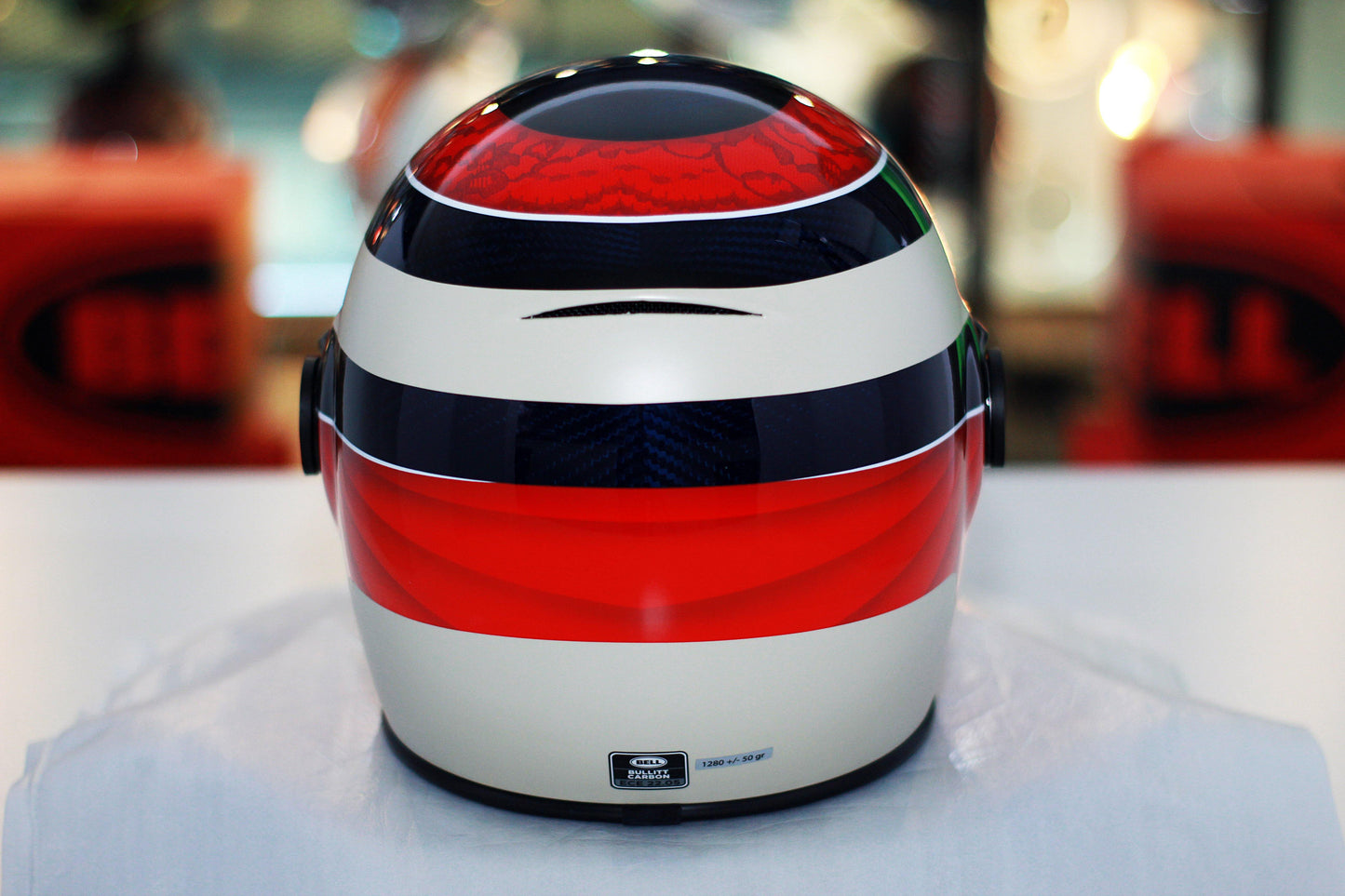 Bell Bullitt Carbon (Hustle Matte/Gloss Red/Sand/Candy Blue) - Durian Bikers