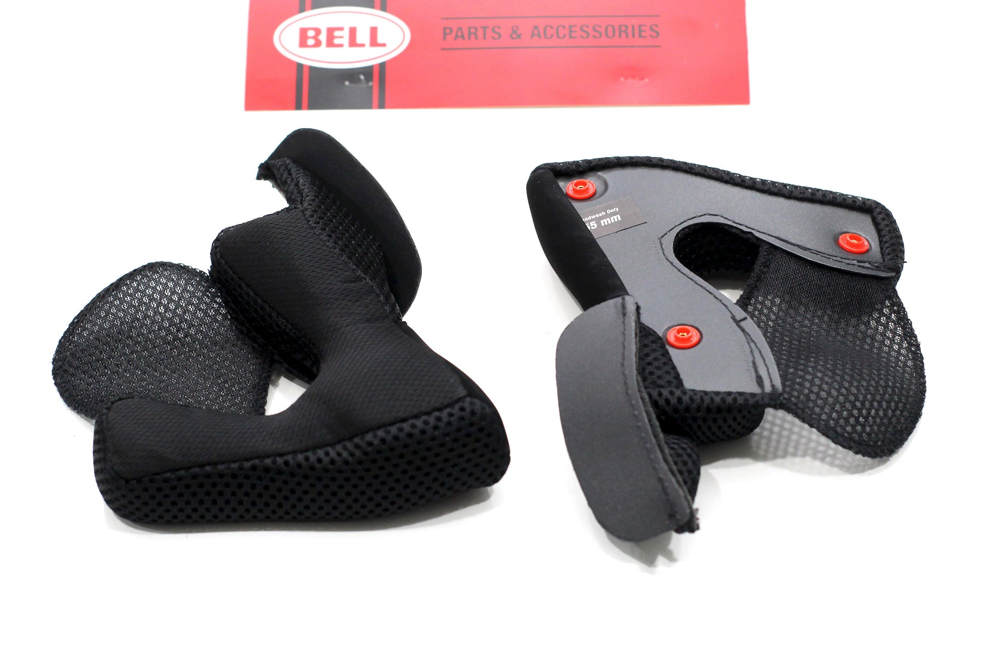 Bell Revolver Evo Cheekpads (Black) (55MM) - Durian Bikers