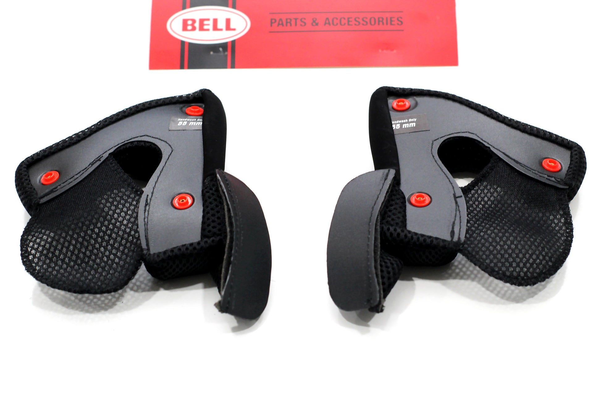 Bell Revolver Evo Cheekpads (Black) (55MM) - Durian Bikers