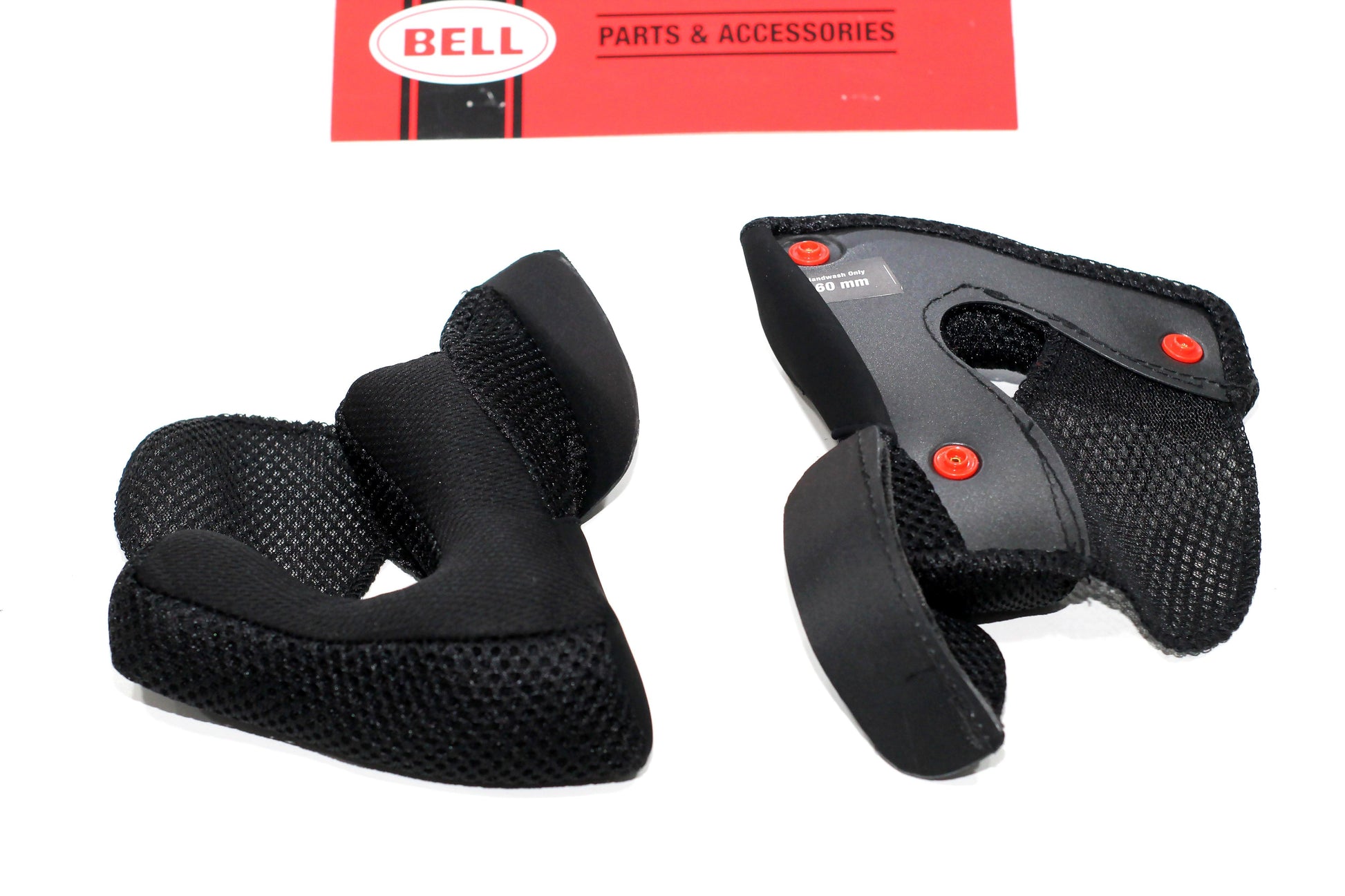 Bell Revolver Evo Cheekpads (Black) (60MM) - Durian Bikers