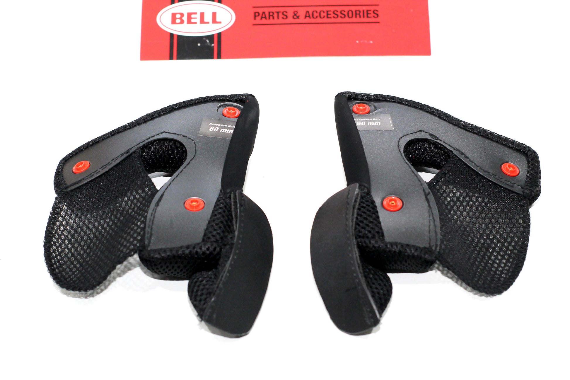 Bell Revolver Evo Cheekpads (Black) (60MM) - Durian Bikers