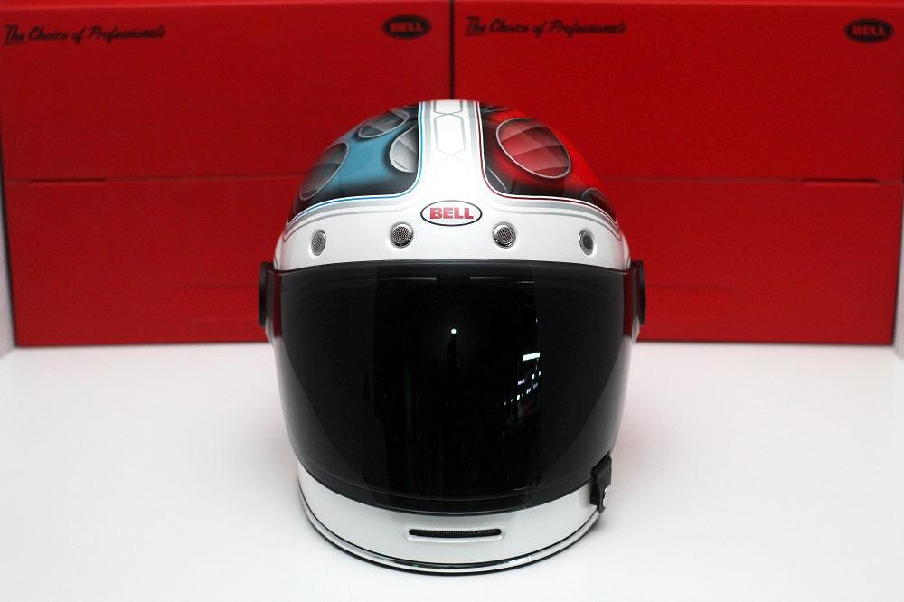 Bell Bullitt Special Edition (Barracuda White/Red/Blue) - Durian Bikers