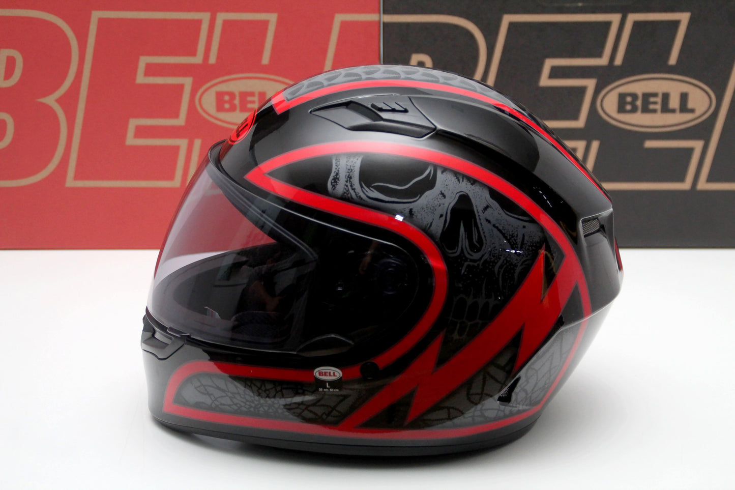 Bell Qualifier (Scorch Black/Red) - Durian Bikers