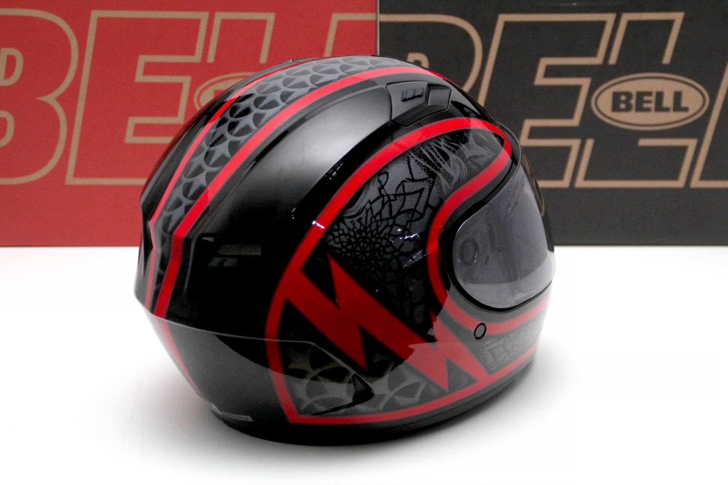 Bell Qualifier (Scorch Black/Red) - Durian Bikers