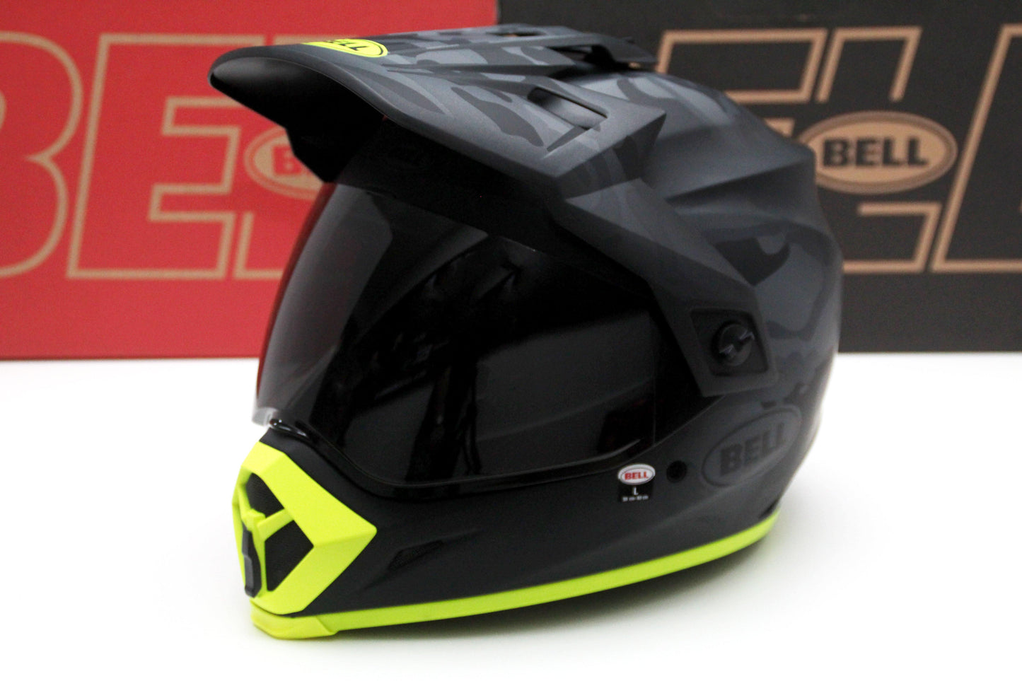 Bell MX-9 Adventure (Stealth Matte Camo Black/Hi-Viz) - Durian Bikers