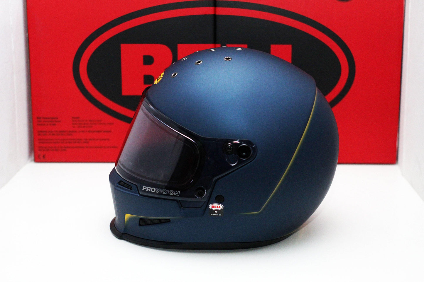 Bell Eliminator (Vanish Matte Blue/Yellow) - Durian Bikers
