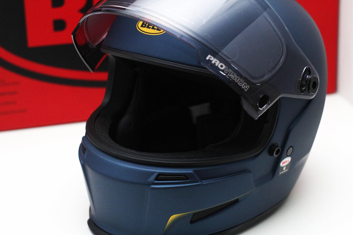 Bell Eliminator (Vanish Matte Blue/Yellow) - Durian Bikers