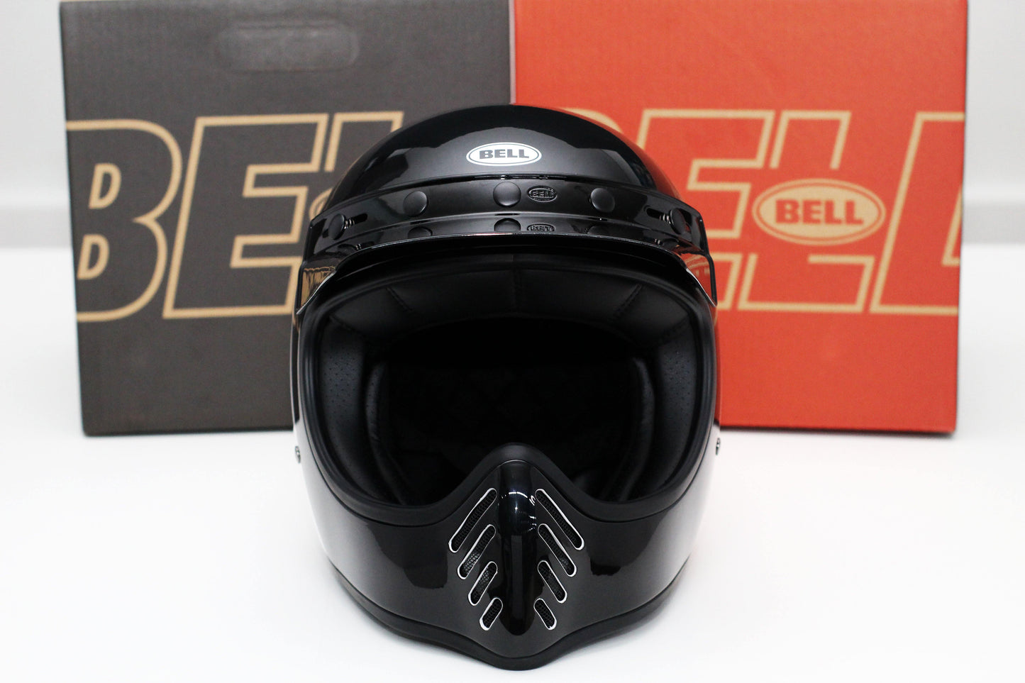 Bell Moto-3 (Reverb Gloss White/Black) - Durian Bikers