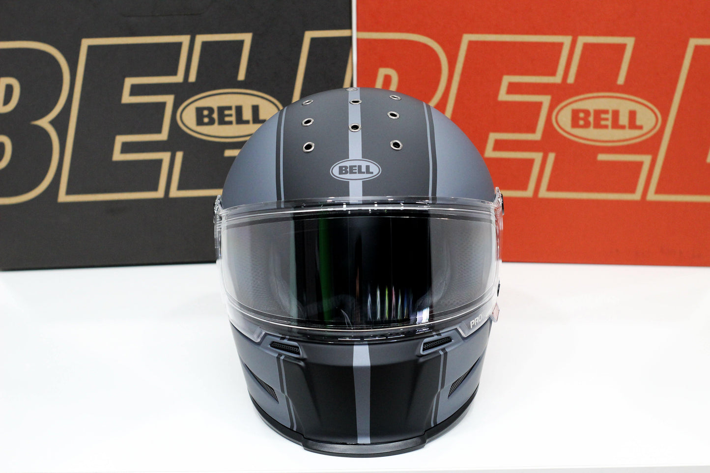 Bell Eliminator (Rally Matte Gray/Black) - Durian Bikers