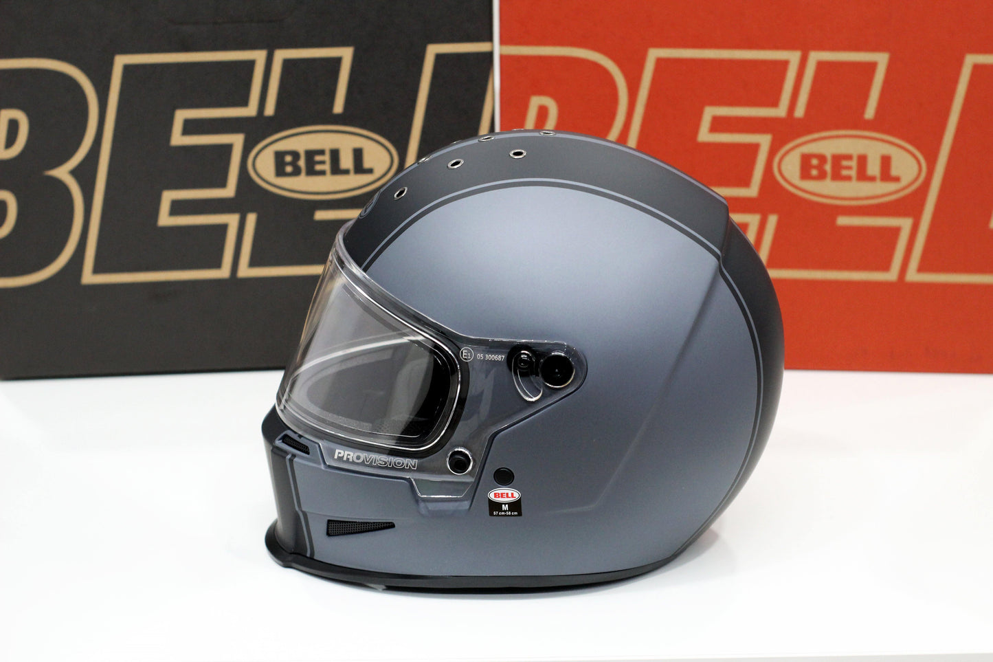 Bell Eliminator (Rally Matte Gray/Black) - Durian Bikers