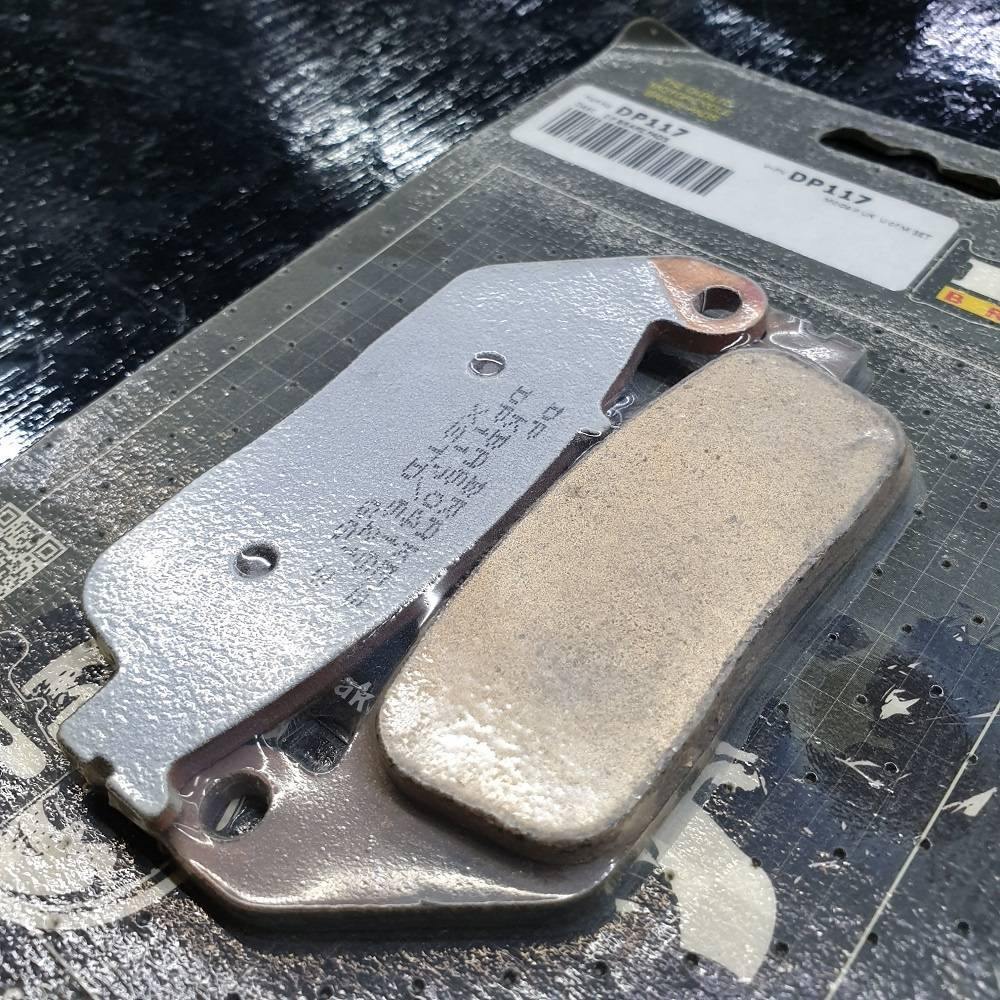 DP Brake Pads fits for Honda CBR600F, Kawasaki Versys-X 300, Z650, Z750, Suzuki DL250, GSX250, V-Strom 250 - Durian Bikers