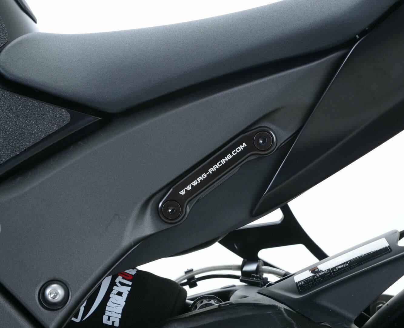R&G Rear Foot Rest Blanking Plates fits for Kawasaki ZX10R ('11-) - Durian Bikers