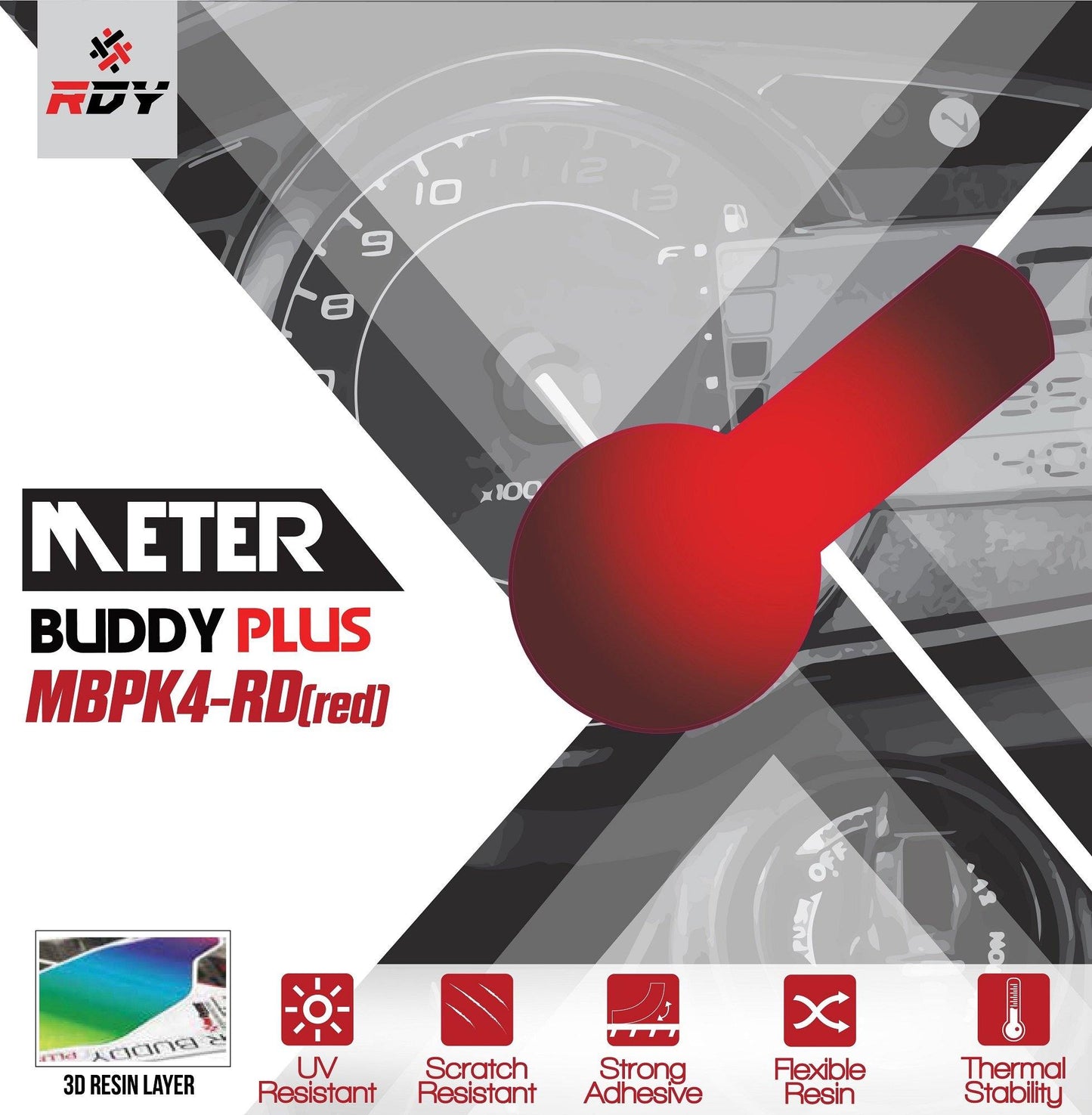 RDY Meter Buddy Plus fits for Kawasaki ZX6R ('13-'18) - Durian Bikers
