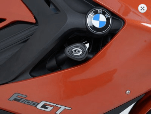 R&G Crash Protectors Aero Style fits for BMW F800GT ('13-'18) (Black) - Durian Bikers
