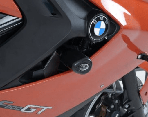 R&G Crash Protectors Aero Style fits for BMW F800GT ('13-'18) (Black) - Durian Bikers