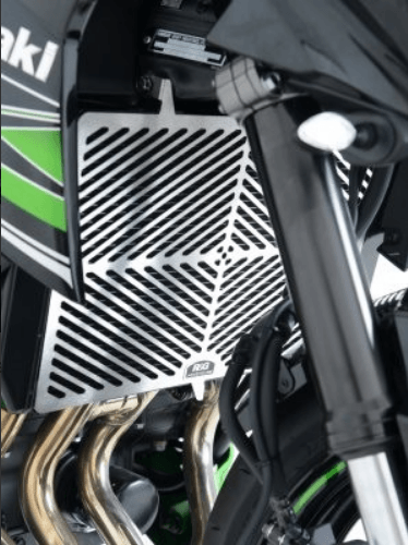 R&G Stainless Steel Radiator Guard fits for Kawasaki Z750 / Z750R / Z800 / Z1000 / Z1000SX, Versys 1000 & Ninja 1000SX - Durian Bikers