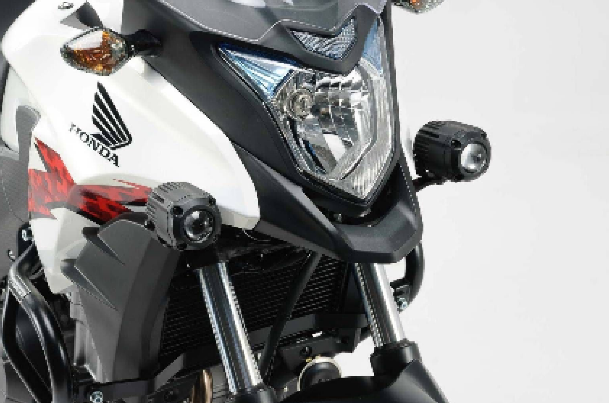 SW Motech HAWK Light Mounts (Black) fits for Honda CB500X ('13-) - Durian Bikers