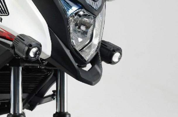 SW Motech HAWK Light Mounts (Black) fits for Honda CB500X ('13-) - Durian Bikers