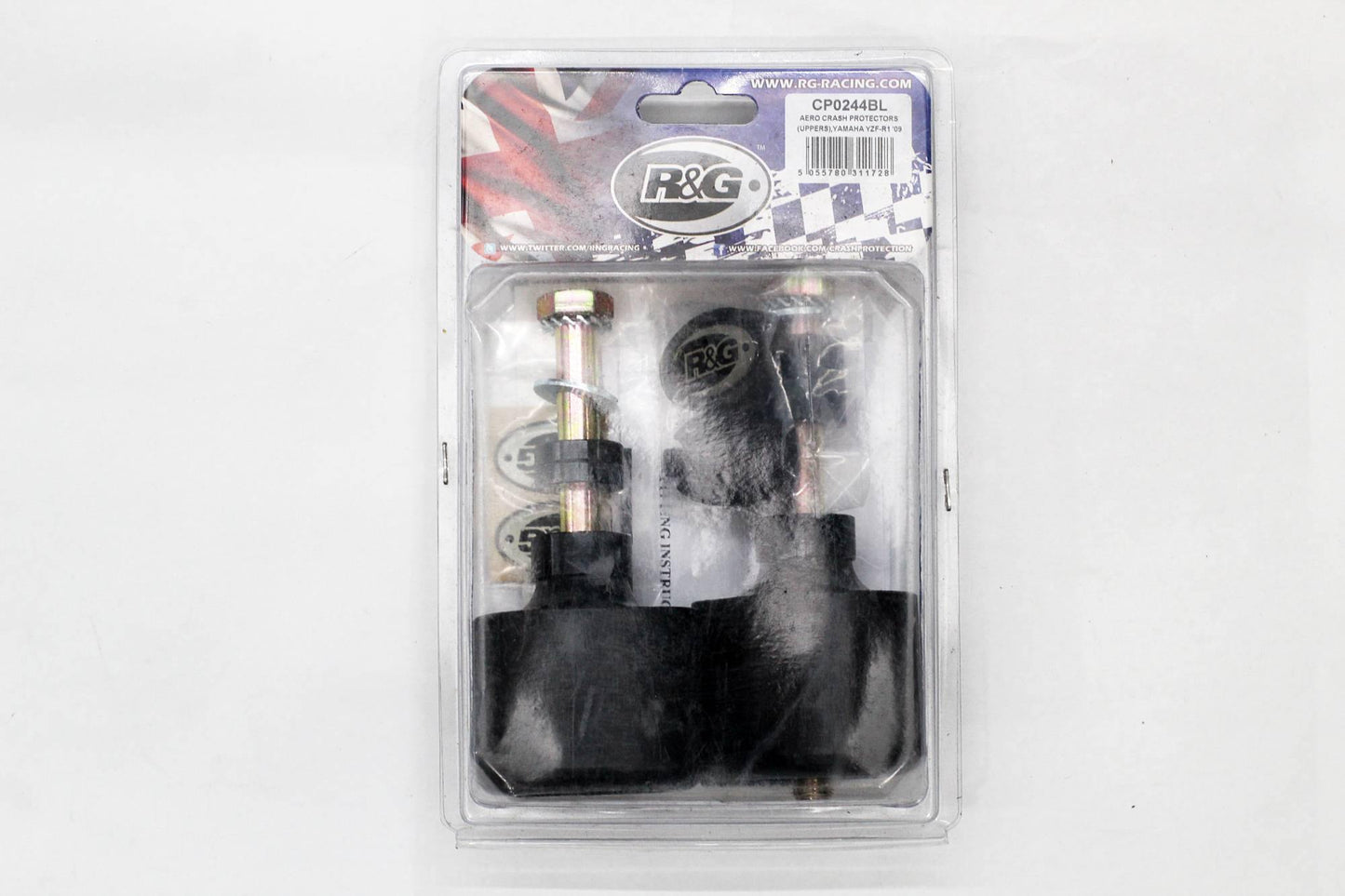 R&G Crash Protectors Aero Style fits for Yamaha YZF-R1 ('09-'12) - Durian Bikers