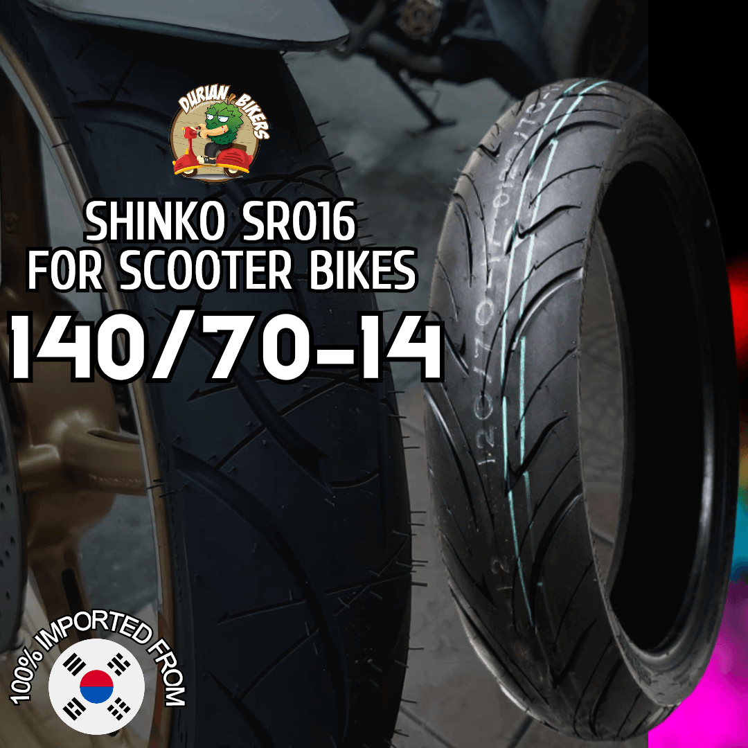 Shinko Tires SR016 Series (140/70-14) - Durian Bikers