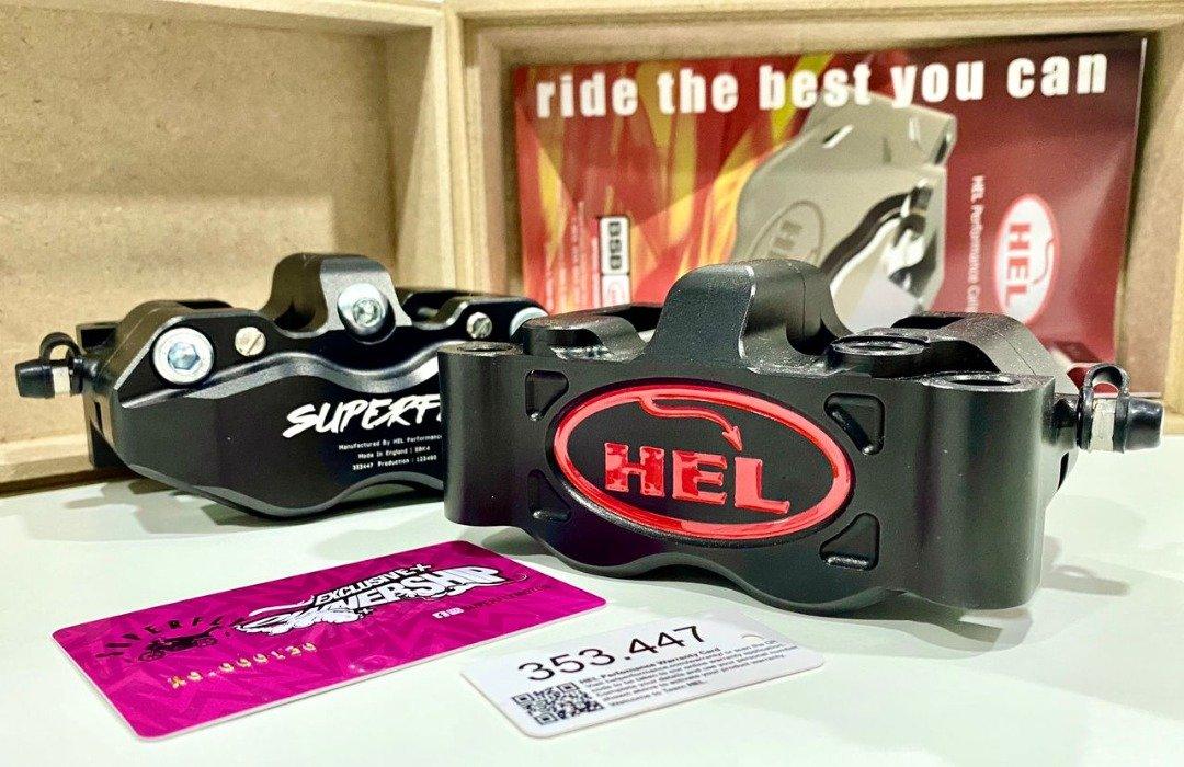 Superfly x HEL 100mm Billet 4 Piston Radial Calipers (RHS Only) - Durian Bikers