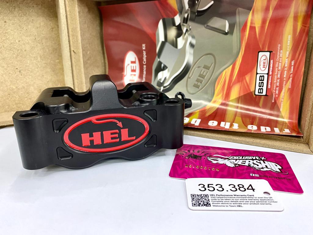 Superfly x HEL 100mm Billet 4 Piston Radial Calipers (RHS Only) - Durian Bikers