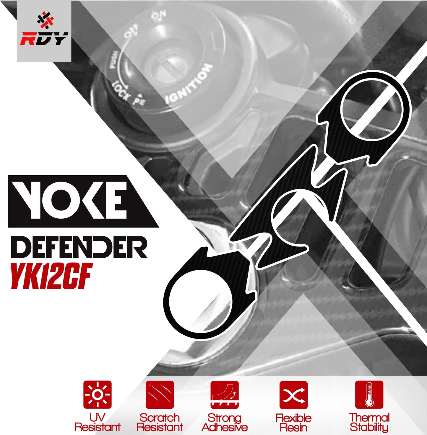 RDY Yoke Defender fits for Kawasaki ZX6R ('07-'08) - Durian Bikers