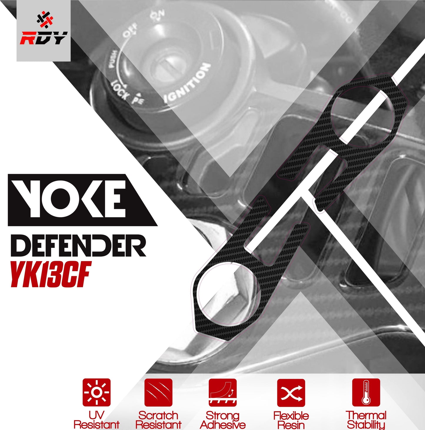 RDY Yoke Defender fits for Kawasaki ZX6R ('09-'11) - Durian Bikers