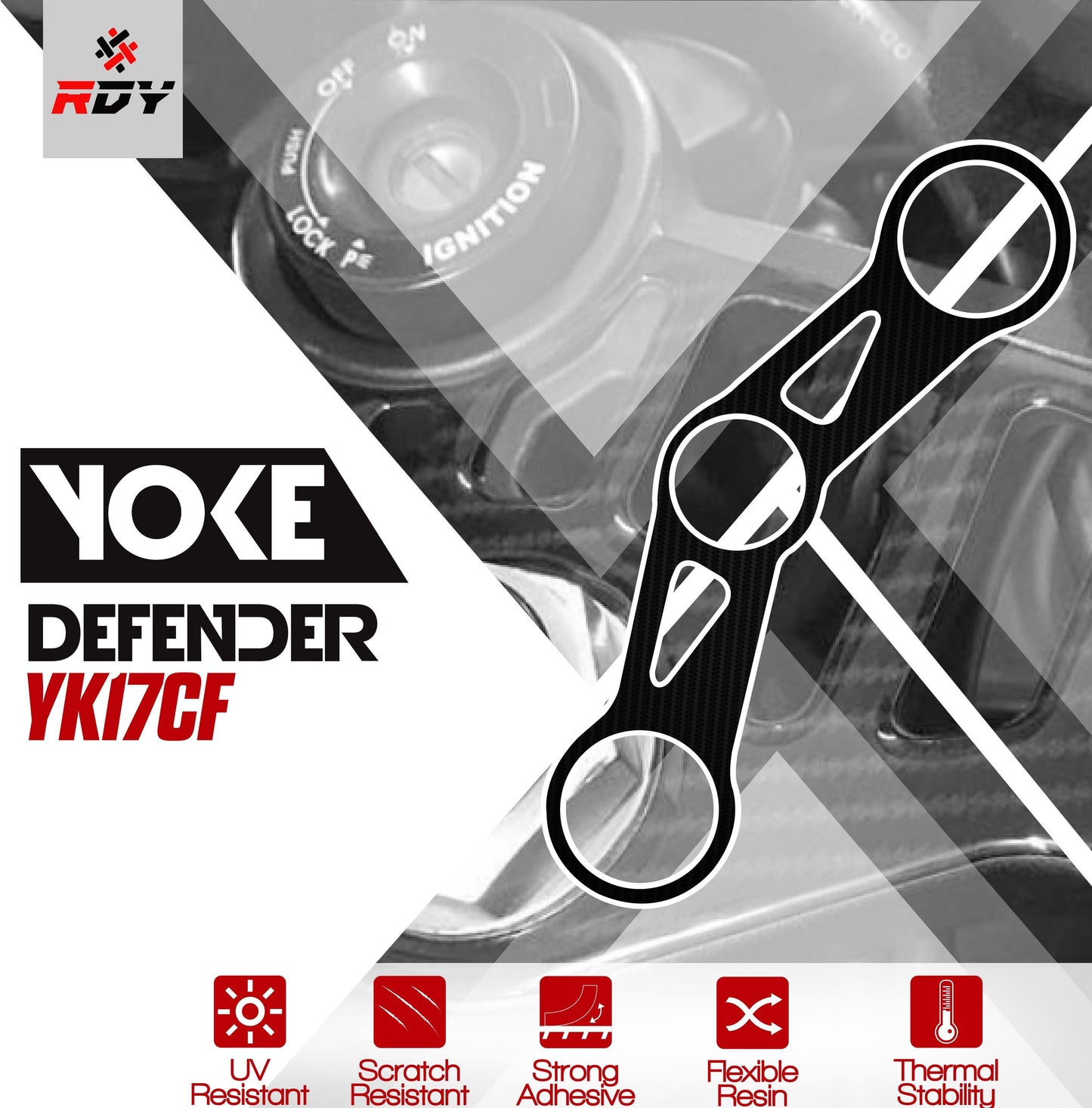 RDY Yoke Defender fits for Kawasaki ZX10-R ('04-'05) - Durian Bikers