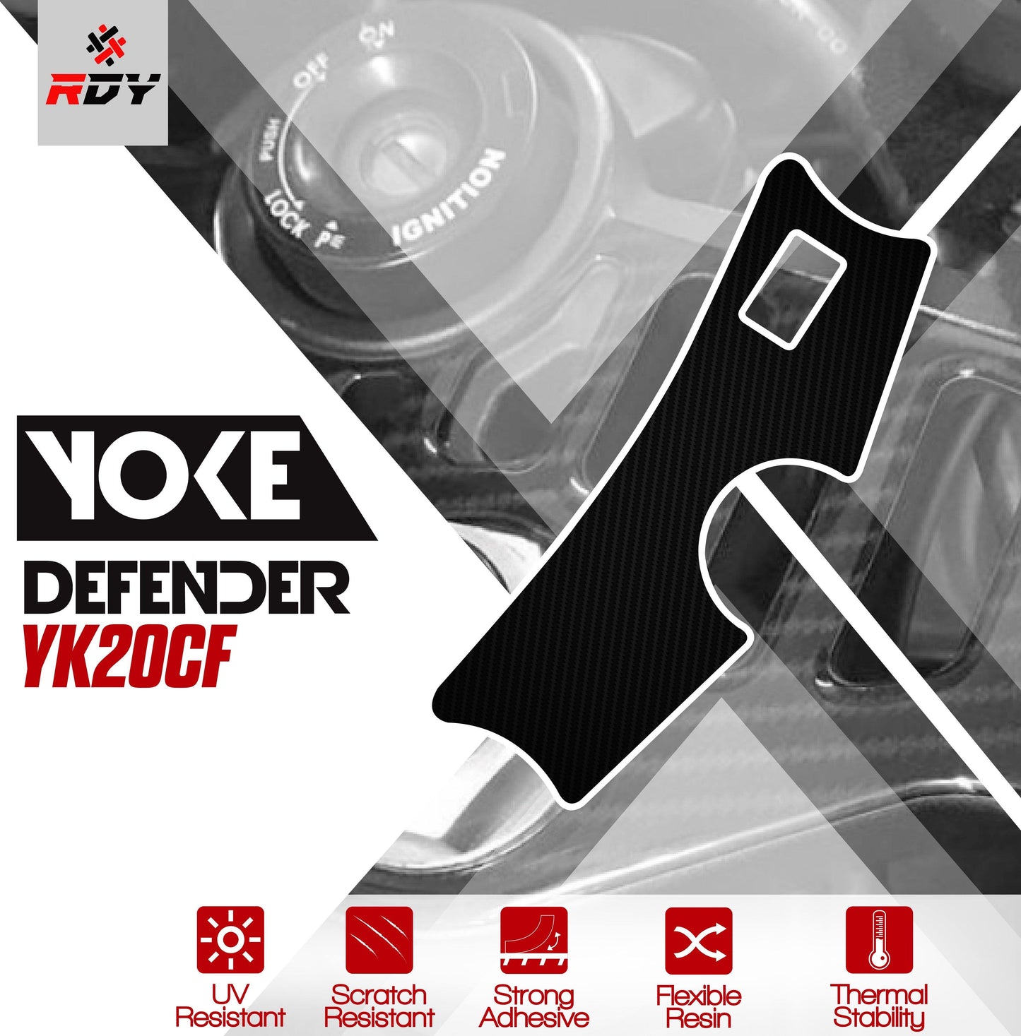 RDY Yoke Defender fits for Kawasaki ZX12-R ('11-'15) - Durian Bikers