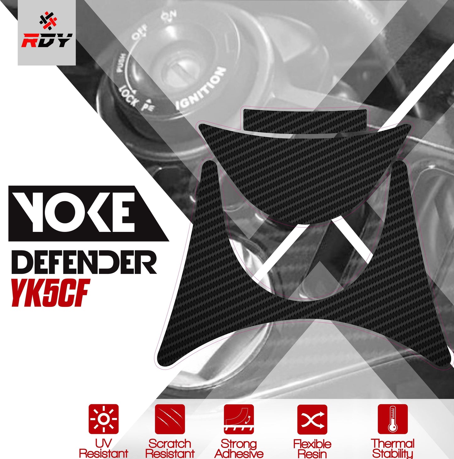 RDY Yoke Defender fits for Kawasaki Z1000 ('10-'13) - Durian Bikers